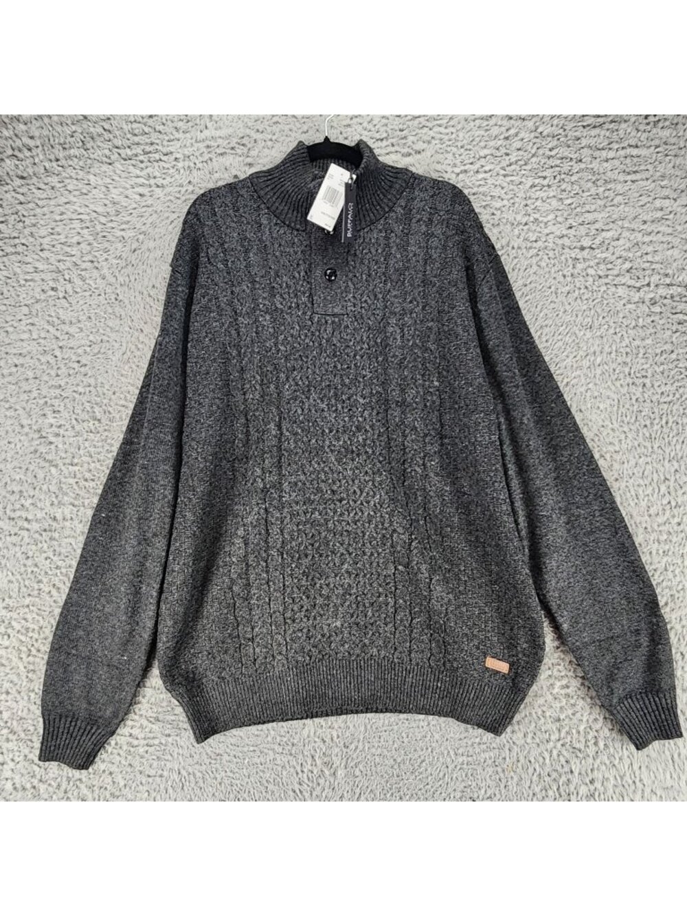 Buffalo David Bitton Sweater Mens 3XL Gray Long Sleeve Pullover *NWT*
